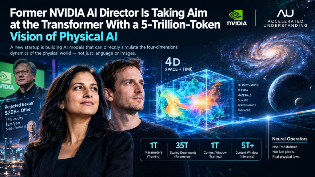 Former NVIDIA AI Director Is Taking Aim at the Transformer With a 5-Trillion-Token Vision of Physical AI